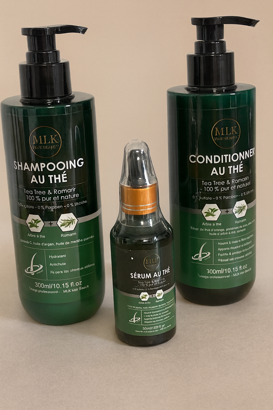 Kit complet Romarin & Huile de Thé – MLK Hair Beauty