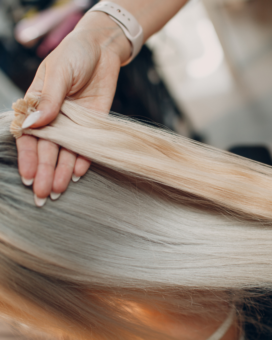 Extensions adhésives injectées MLK Hair Beauty